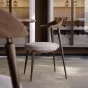 Современный обеденный стул из массива дерева LUXURY VISN 35817-29