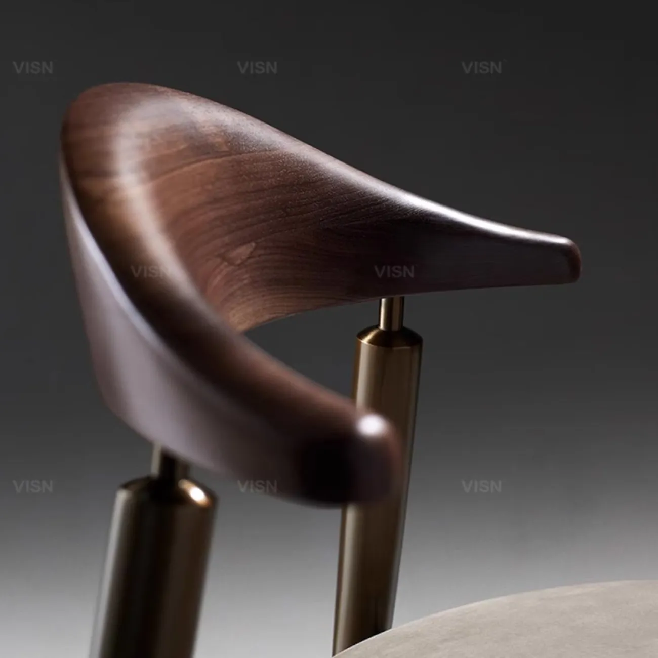 Современный обеденный стул из массива дерева LUXURY VISN 35817-29