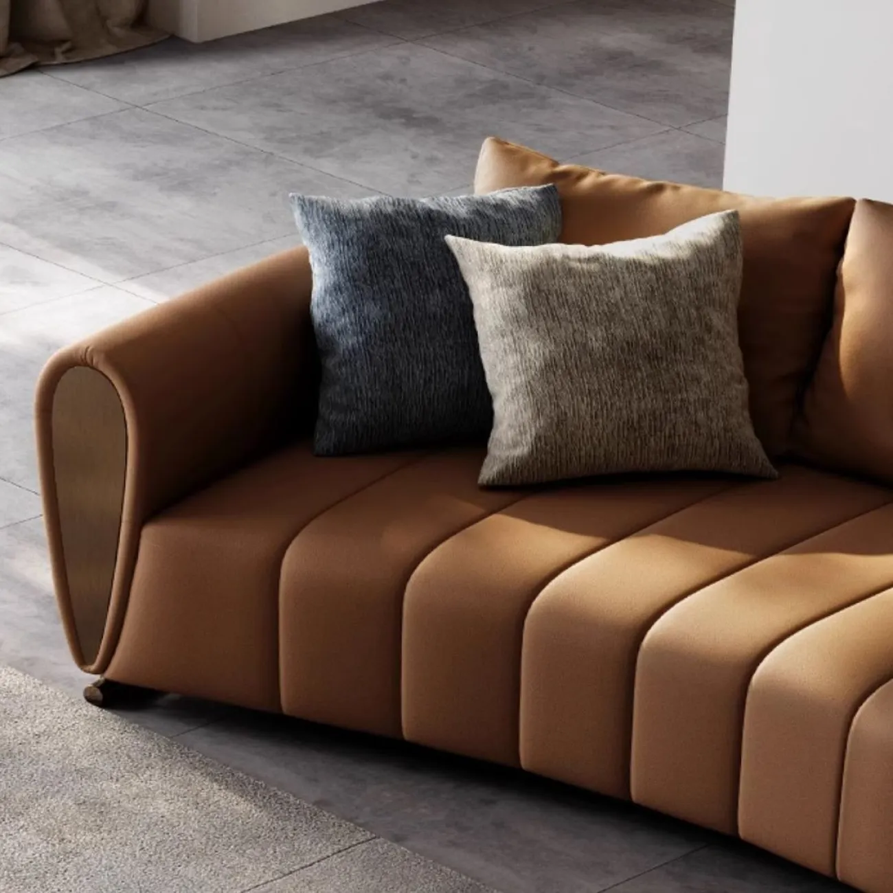 Современный кожаный диван LUXURY VISN 35821-29