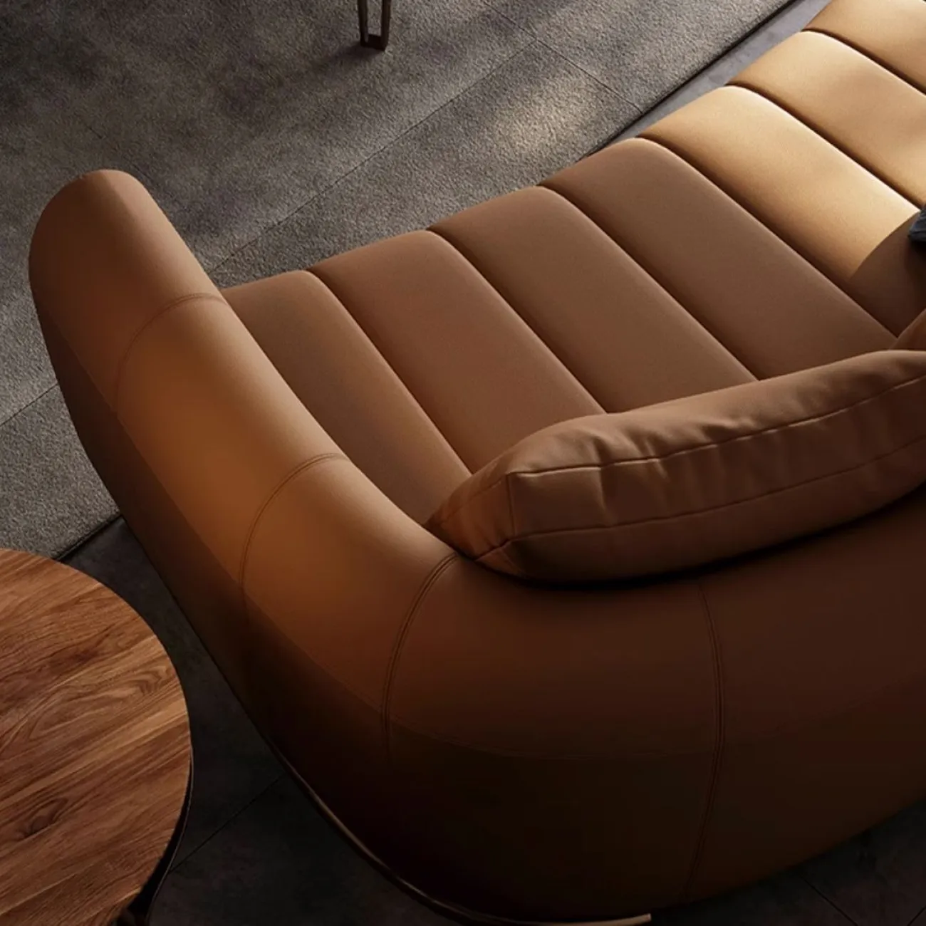 Современный кожаный диван LUXURY VISN 35821-29