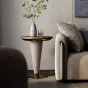 Журнальный столик  из массива дерева  в роскошном стиле LUXURY VISN 35828-29