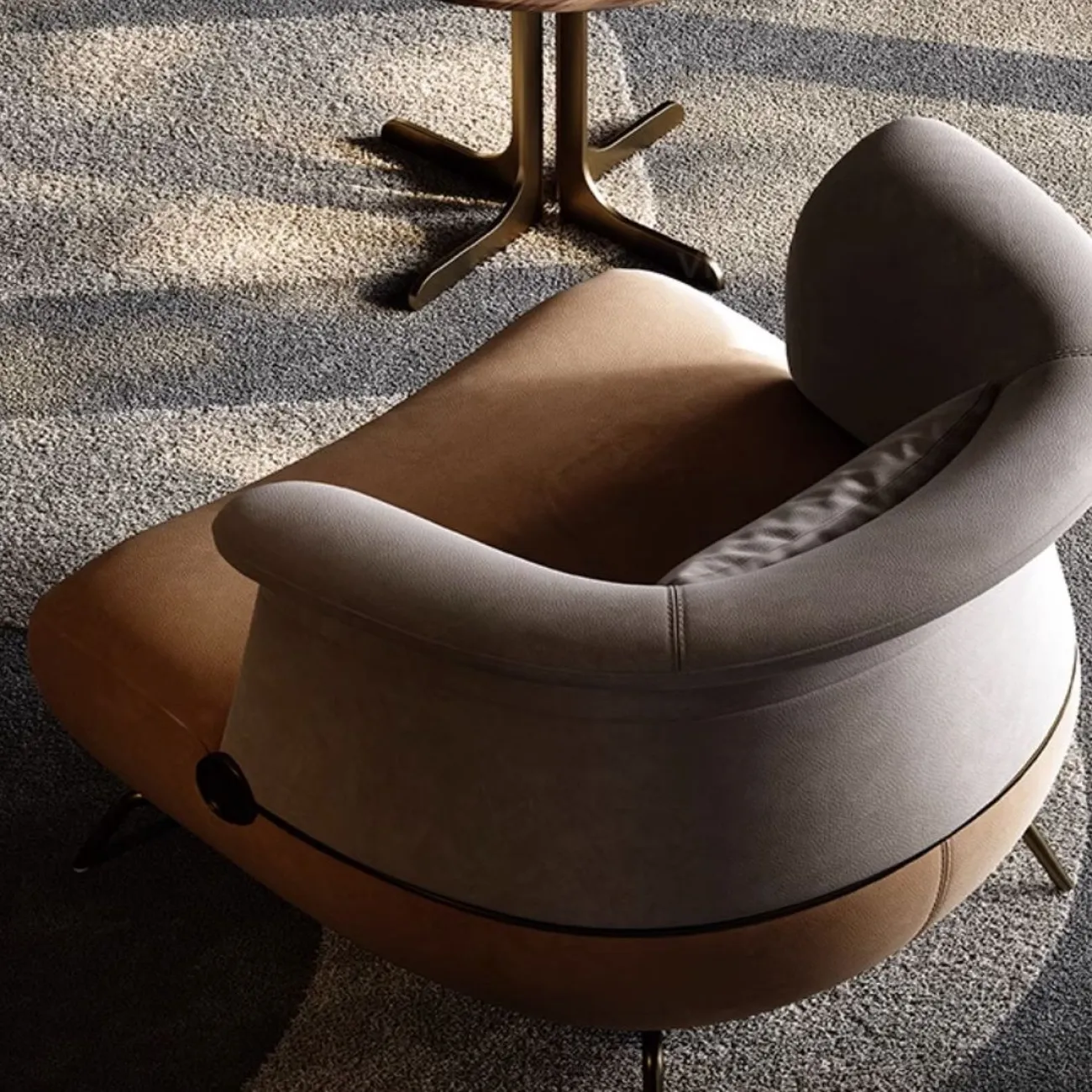 Роскошное кожаное кресло LUXURY VISN 35829-29