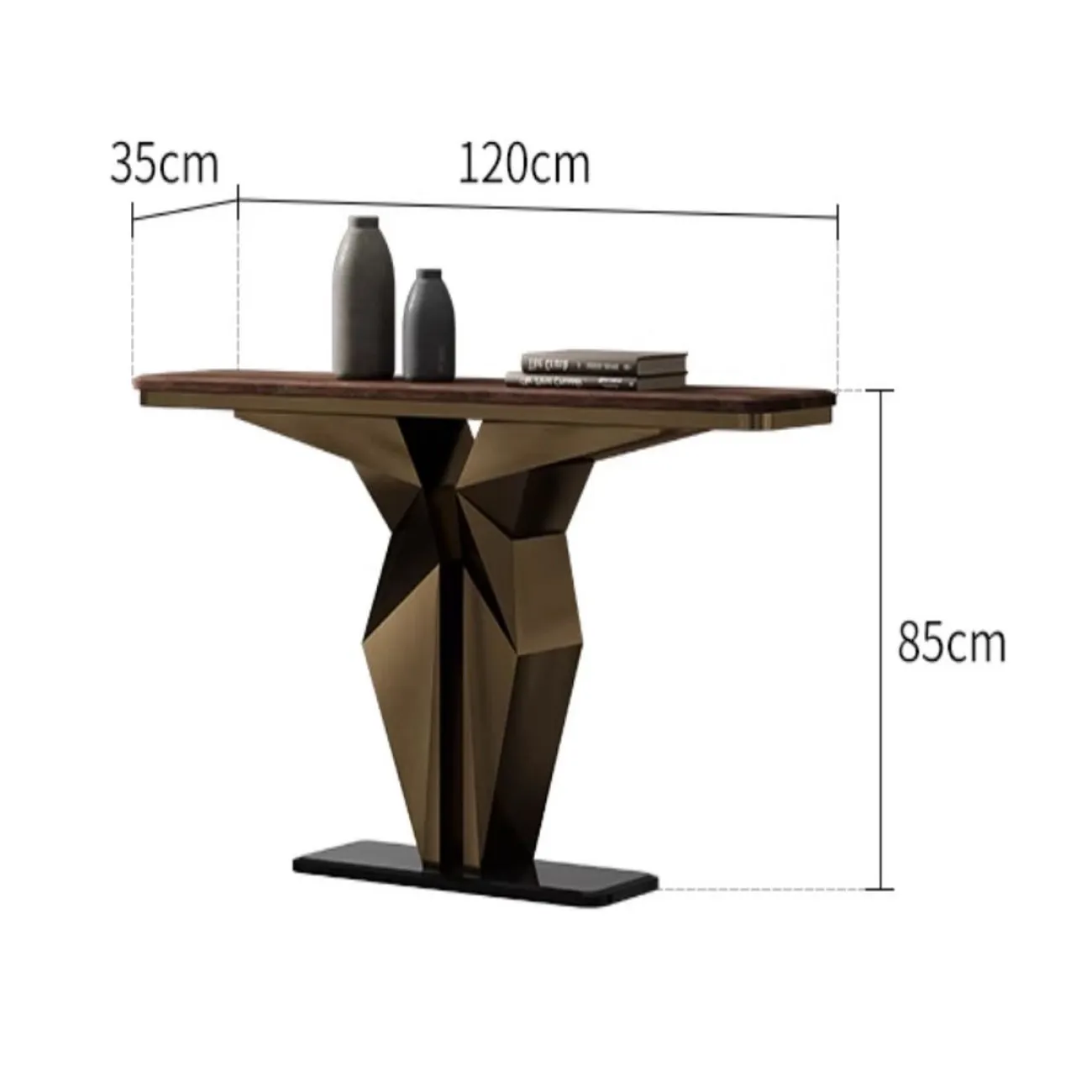 Роскошный консольный столик из массива дерева LUXURY VISN 35832-29