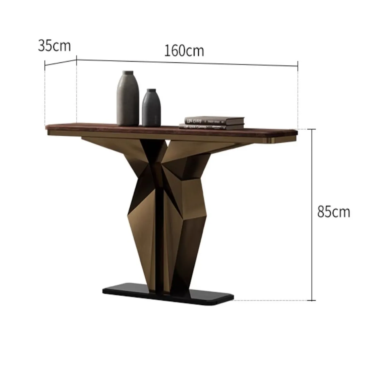 Роскошный консольный столик из массива дерева LUXURY VISN 35832-29