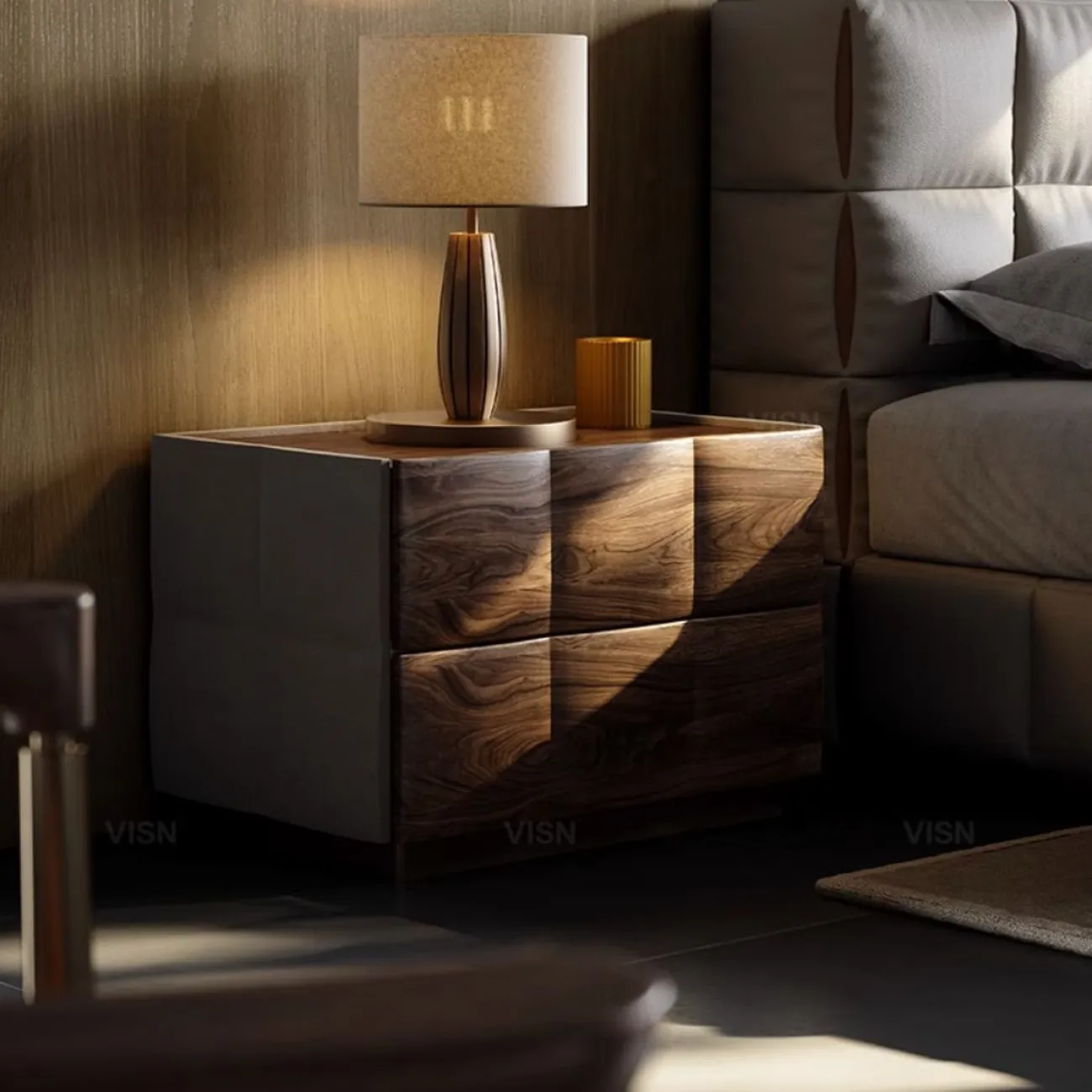 Роскошная прикроватная тумбочка LUXURY VISN 35833-29