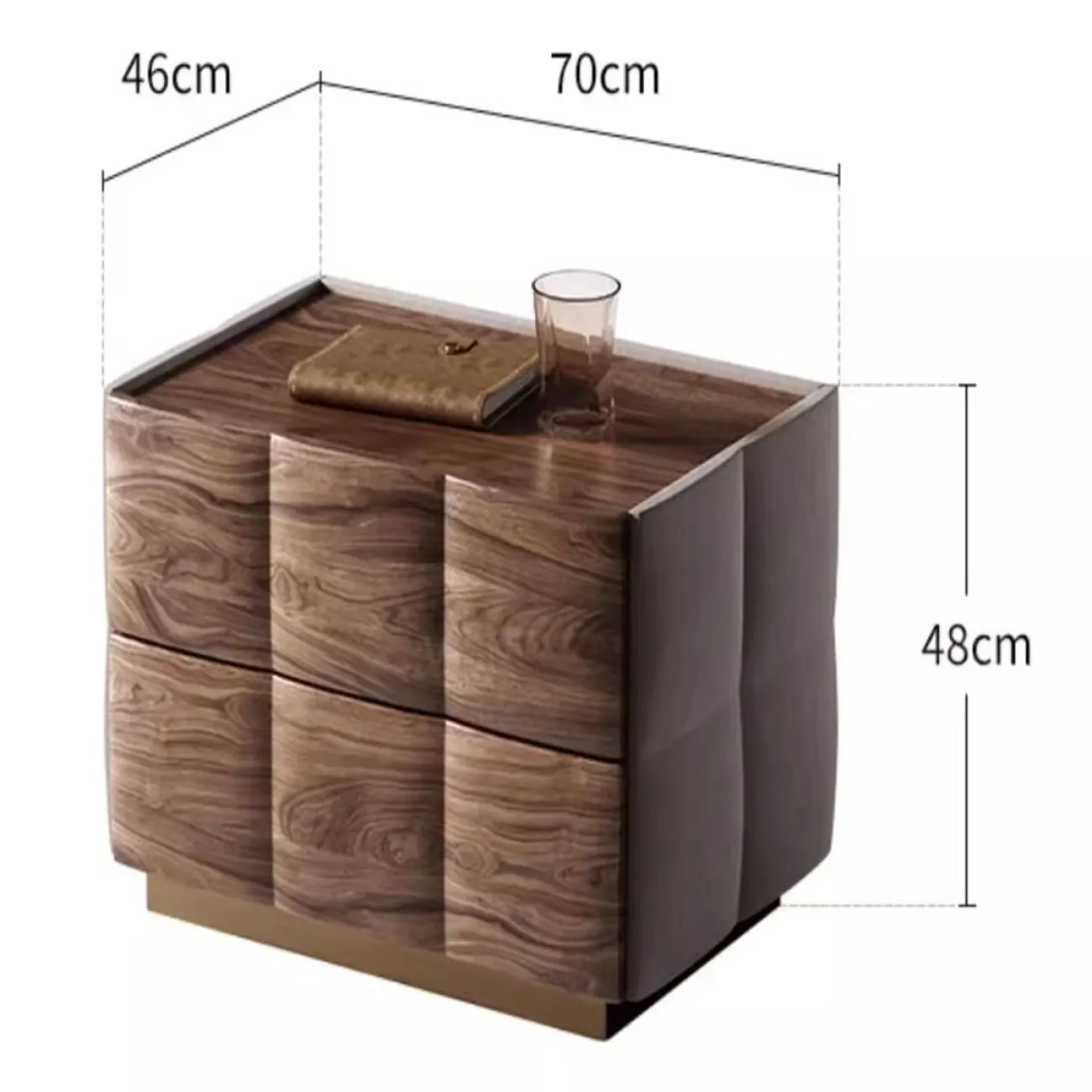 Роскошная прикроватная тумбочка LUXURY VISN 35833-29