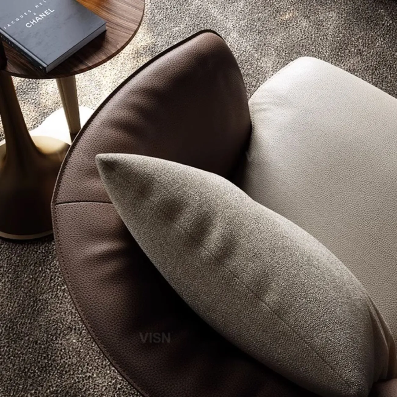 Роскошное кожаное кресло LUXURY VISN 35835-29