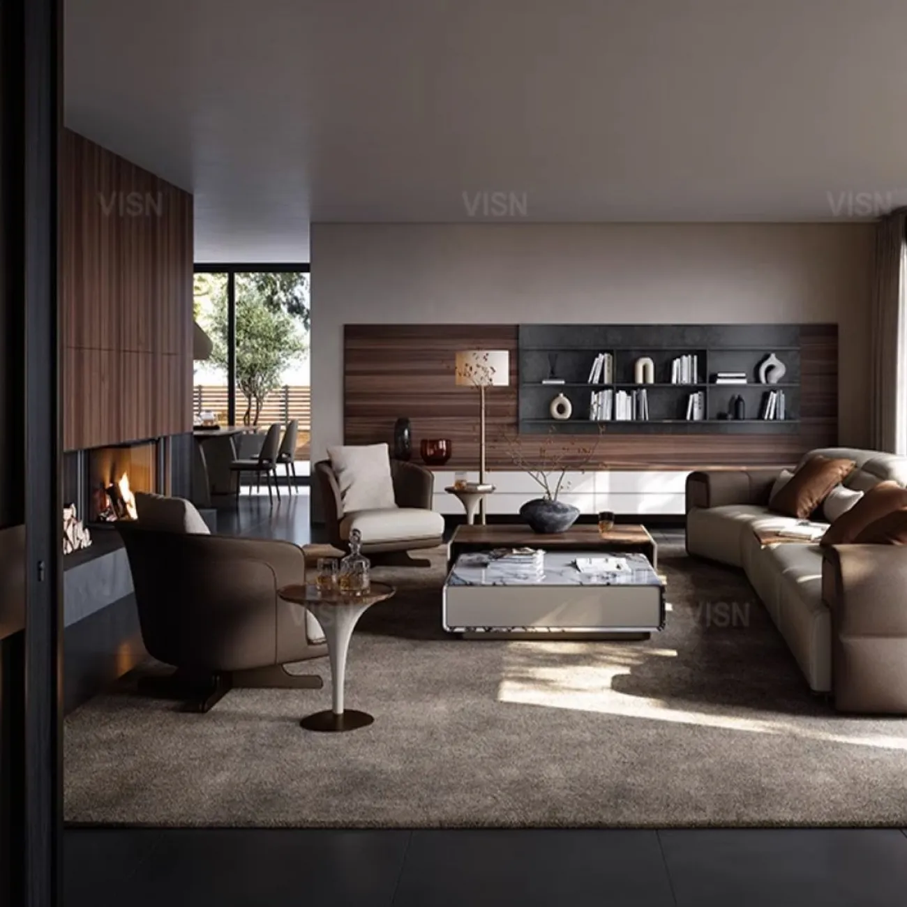 Роскошное кожаное кресло LUXURY VISN 35835-29