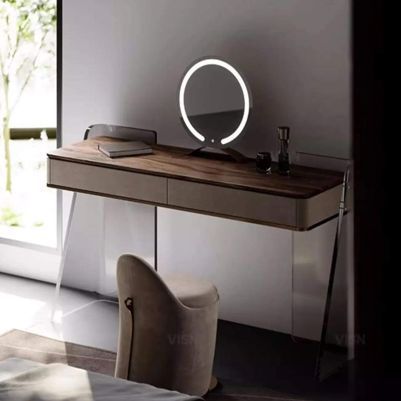 Итальянский туалетный столик из черного ореха LUXURY VISN 35837-29 Итальянский туалетный столик из черного ореха LUXURY VISN 35837-29