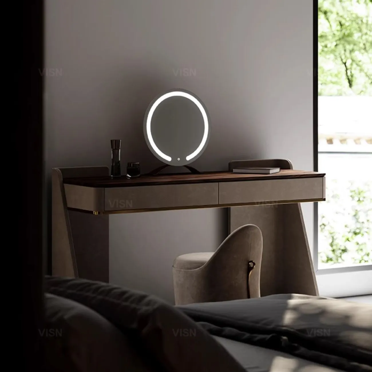 Итальянский туалетный столик из черного ореха LUXURY VISN 35837-29 Итальянский туалетный столик из черного ореха LUXURY VISN 35837-29