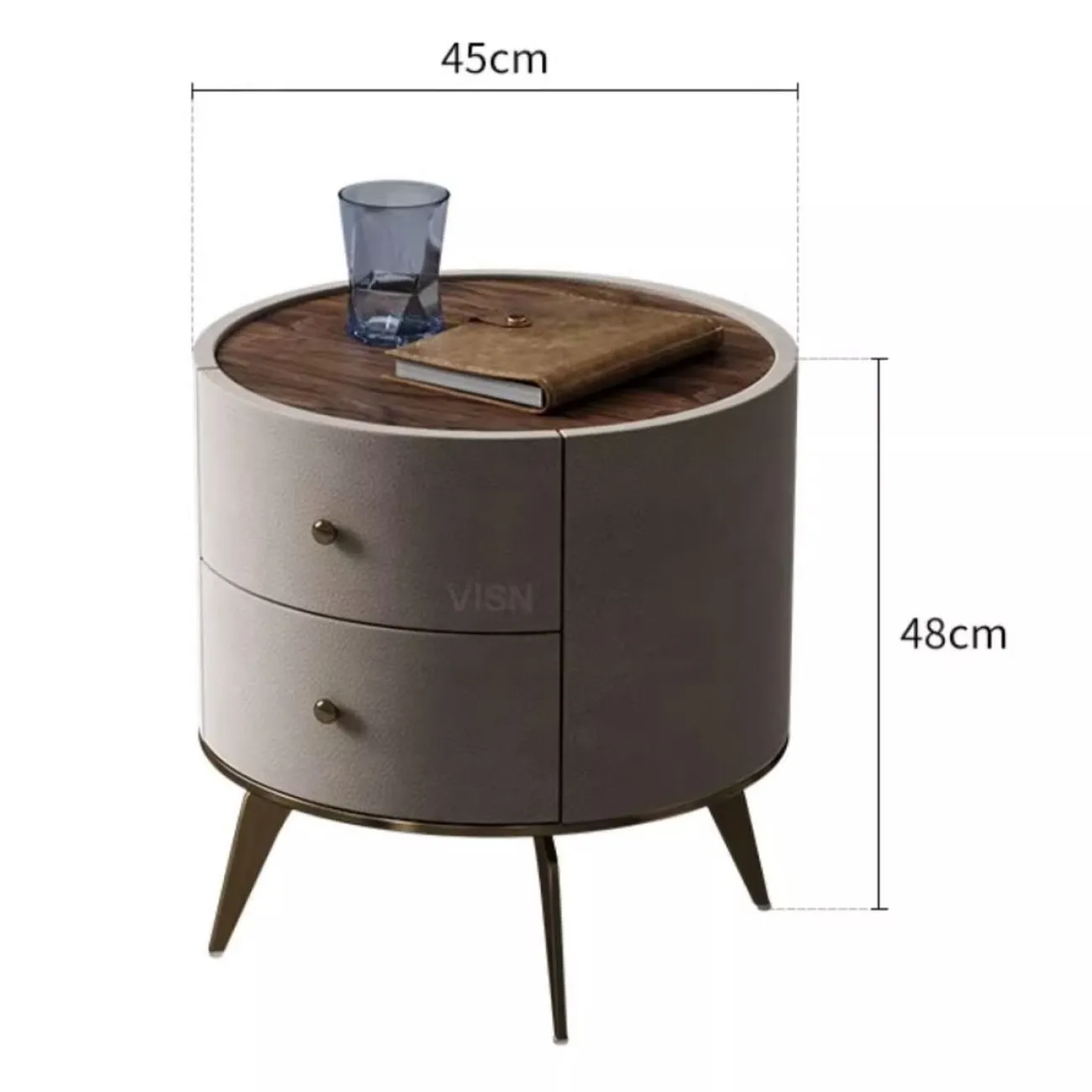 Роскошный прикроватный столик из массива дерева LUXURY VISN 35838-29 Роскошный прикроватный столик из массива дерева LUXURY VISN 35838-29