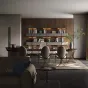 Роскошный cтул с кожаной спинкой LUXURY VISN 35839-29
