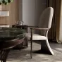 Роскошный cтул с кожаной спинкой LUXURY VISN 35839-29