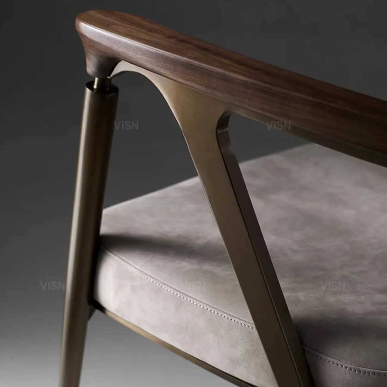 Роскошный  обеденный cтул LUXURY VISN 35840-29