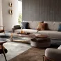Роскошный журнальный столик из черного ореха LUXURY VISN 35842-29