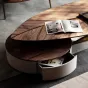 Роскошный журнальный столик из черного ореха LUXURY VISN 35842-29