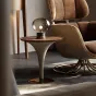 Современный приставной столик  из черного ореха LUXURY VISN 35843-29
