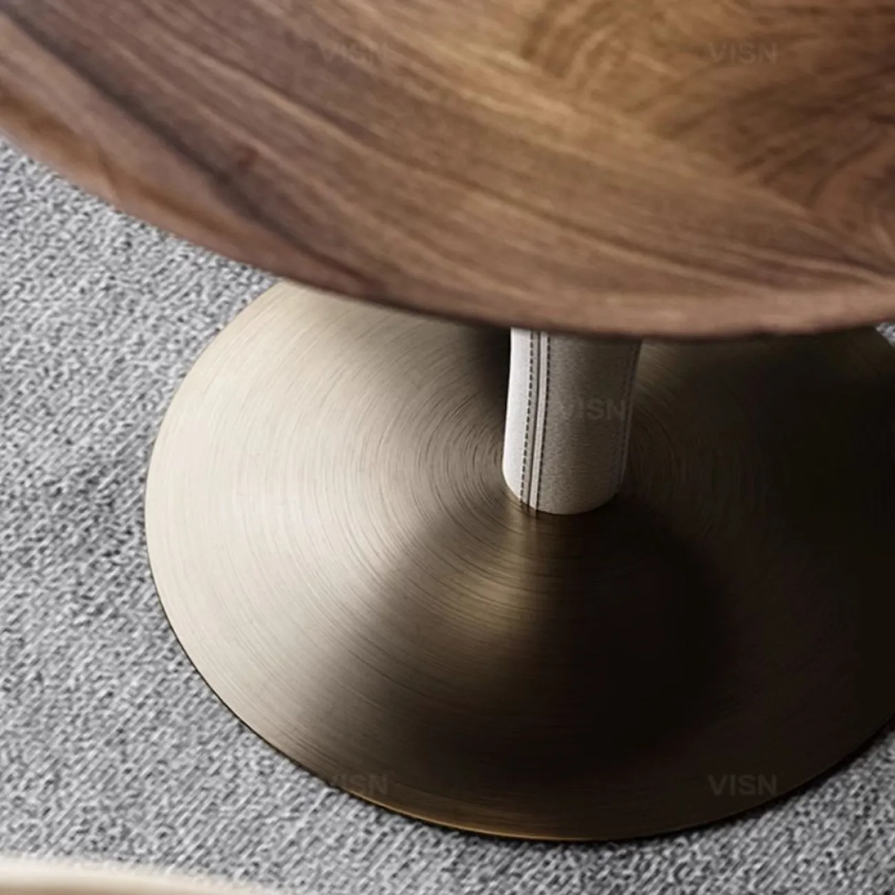 Современный приставной столик из черного ореха LUXURY VISN 35843-29 Современный приставной столик из черного ореха LUXURY VISN 35843-29