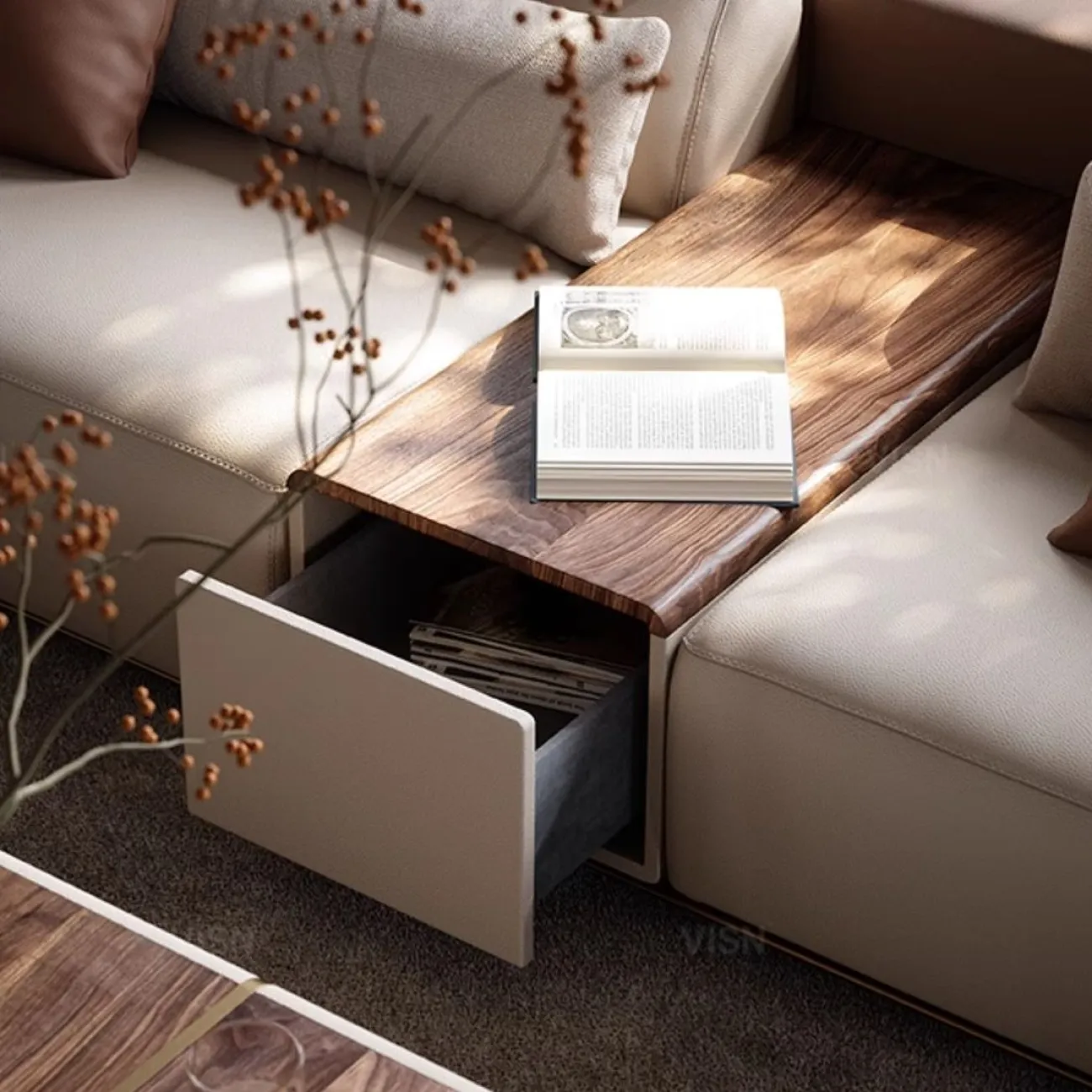 Роскошный комбинированный кожаный диван LUXURY VISN 35863-29 Роскошный комбинированный кожаный диван LUXURY VISN 35863-29