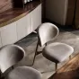 Легкий роскошный кожаный обеденный стул LUXURY VISN 35864-29