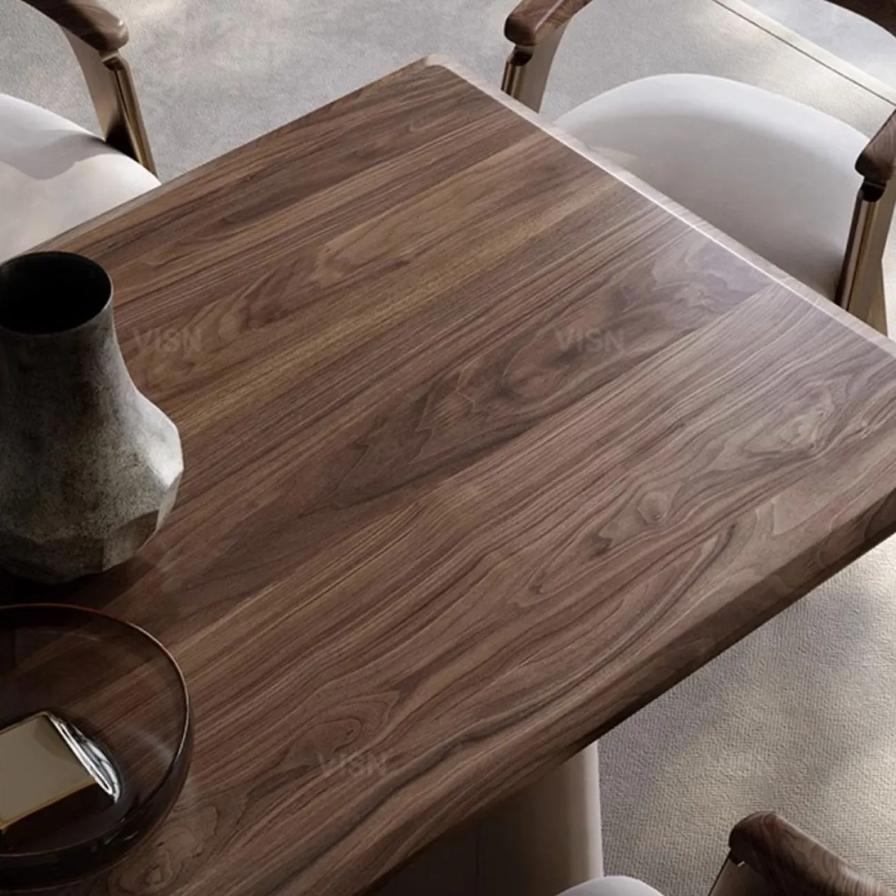 Прямоугольный обеденный стол из массива дерева LUXURY VISN 35867-29