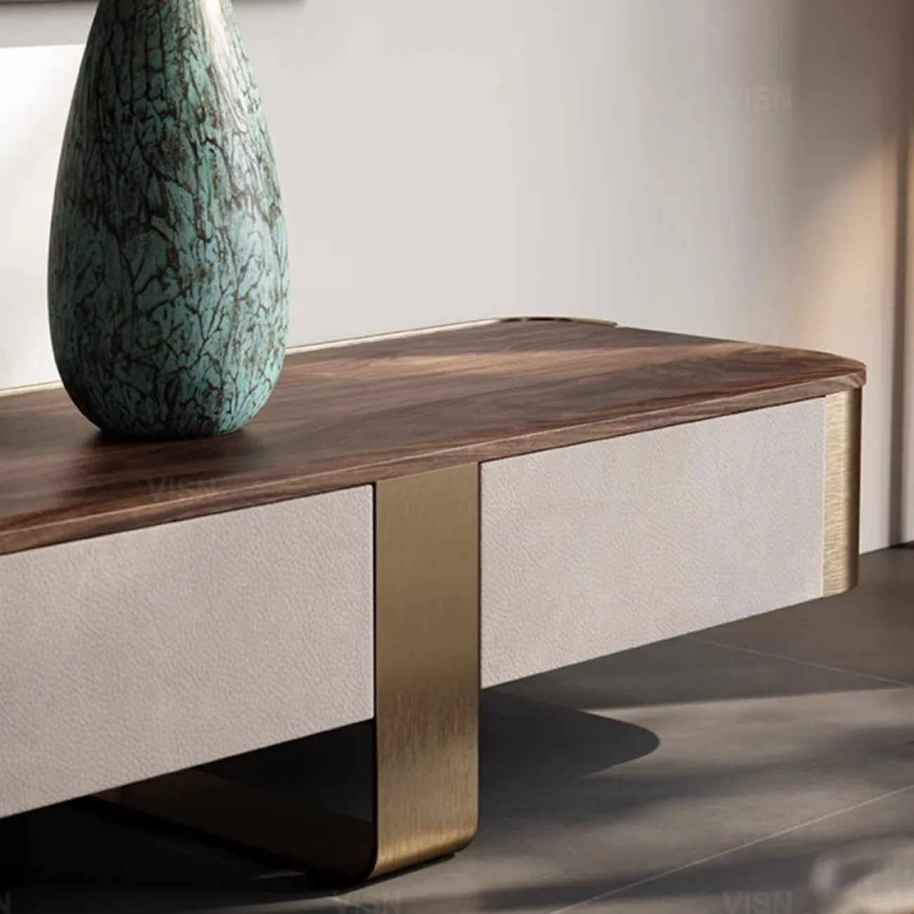 Роскошна ТВ шкаф на бронзовых ножках LUXURY VISN 35869-29 Роскошна ТВ шкаф на бронзовых ножках LUXURY VISN 35869-29