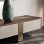 Роскошна ТВ шкаф на бронзовых ножках LUXURY VISN 35869-29