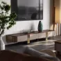 Роскошна ТВ шкаф на бронзовых ножках LUXURY VISN 35869-29