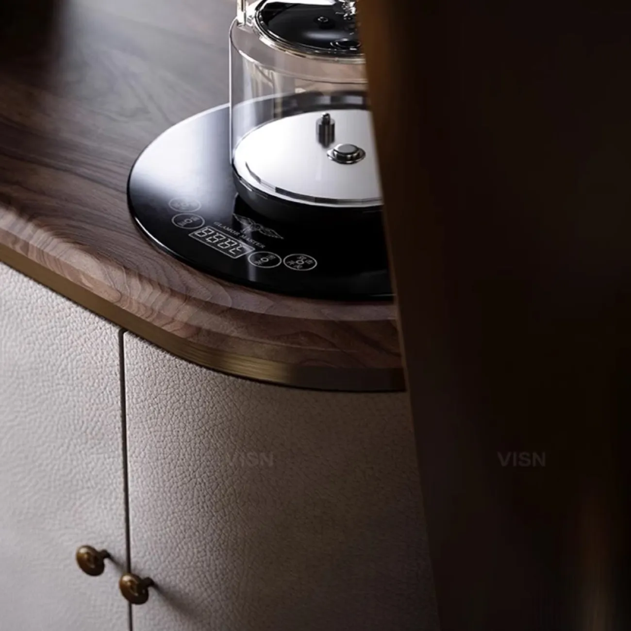 Маленький чайный столик с поворотной столешницей LUXURY VISN 35873-29