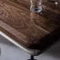 Прямоугольный обеденный стол из массива чёрного ореха LUXURY VISN 35876-29