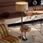 Роскошный приставной столик со светильником  LUXURY VISN 35881-29