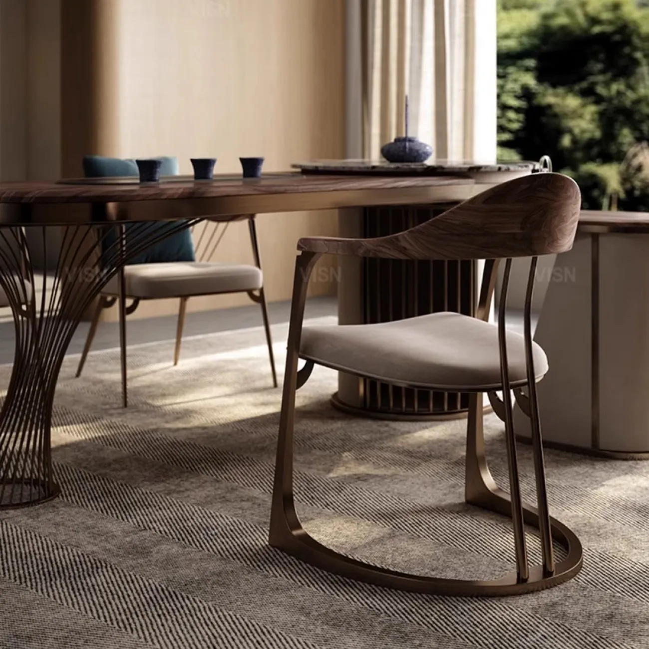 Стул из натуральной кожи LUXURY VISN 35882-29