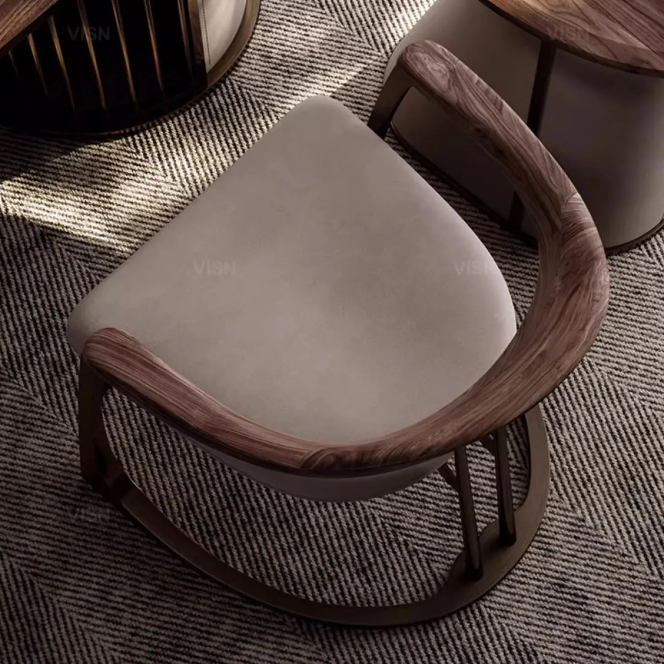 Стул из натуральной кожи LUXURY VISN 35882-29