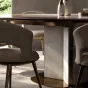 Круглый обеденный стол из массива дерева LUXURY VISN 35884-29