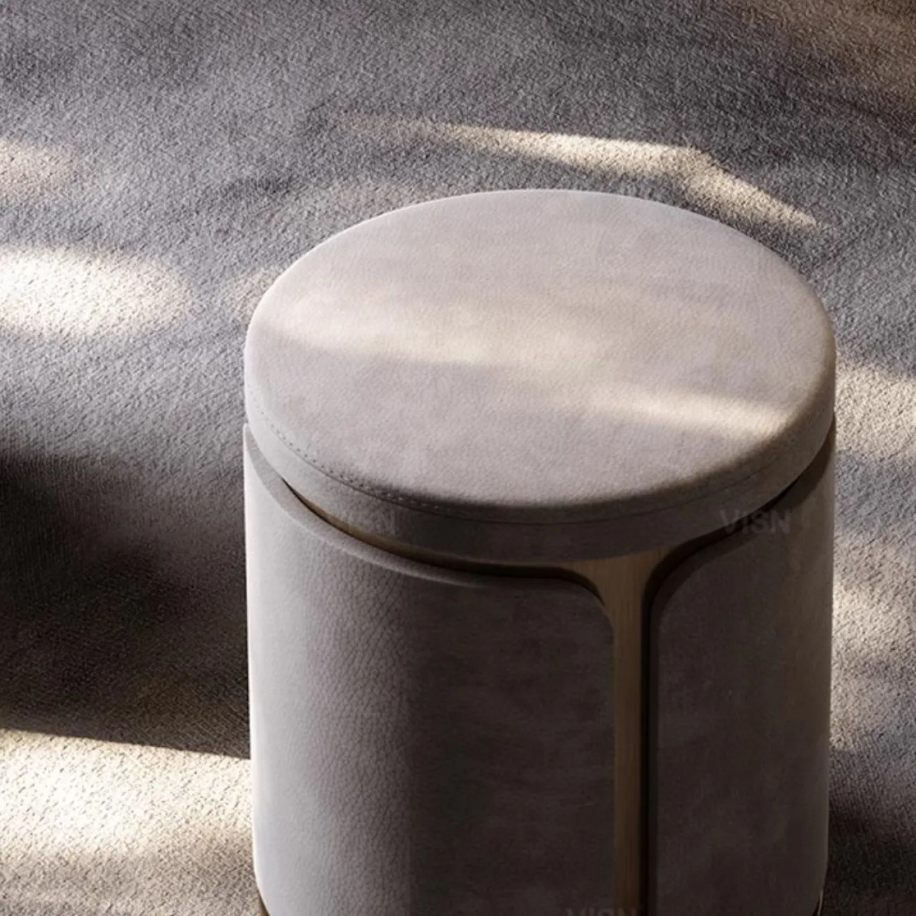 Роскошный кожаный чайный табурет LUXURY VISN 35885-29