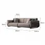Большой кожаный диван LUXURY VISN 35886-29