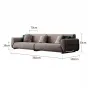 Большой кожаный диван LUXURY VISN 35886-29
