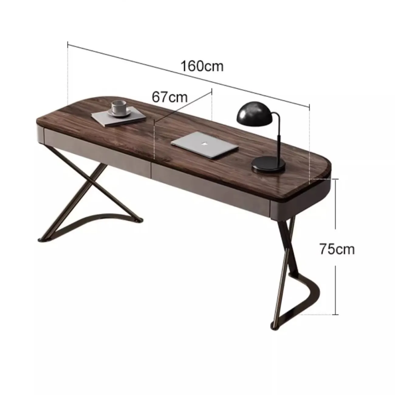 Роскошный письменный стол из массива дерева LUXURY VISN 35889-29 Роскошный письменный стол из массива дерева LUXURY VISN 35889-29