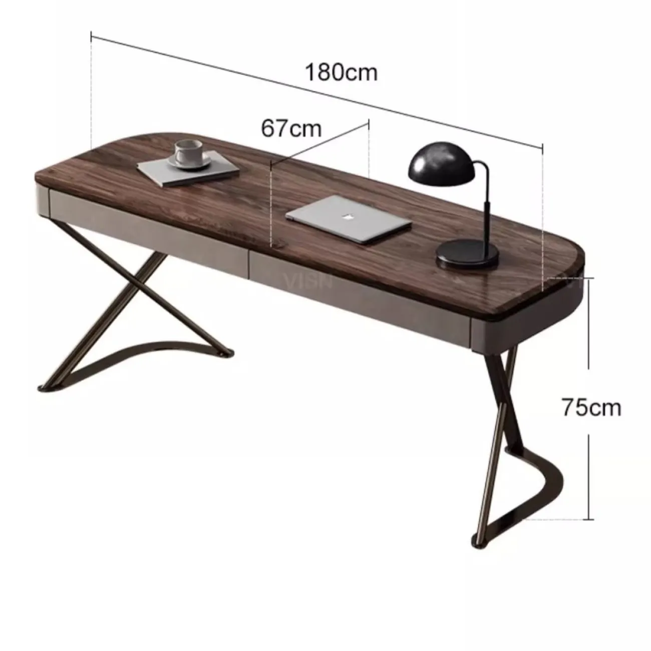 Роскошный письменный стол из массива дерева LUXURY VISN 35889-29 Роскошный письменный стол из массива дерева LUXURY VISN 35889-29