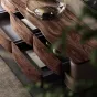 Минималистичный ТВ-шкафа из массива дерева LUXURY VISN 35890-29