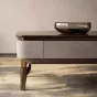 Современный журнальный столик из чёрного ореха LUXURY VISN 35891-29