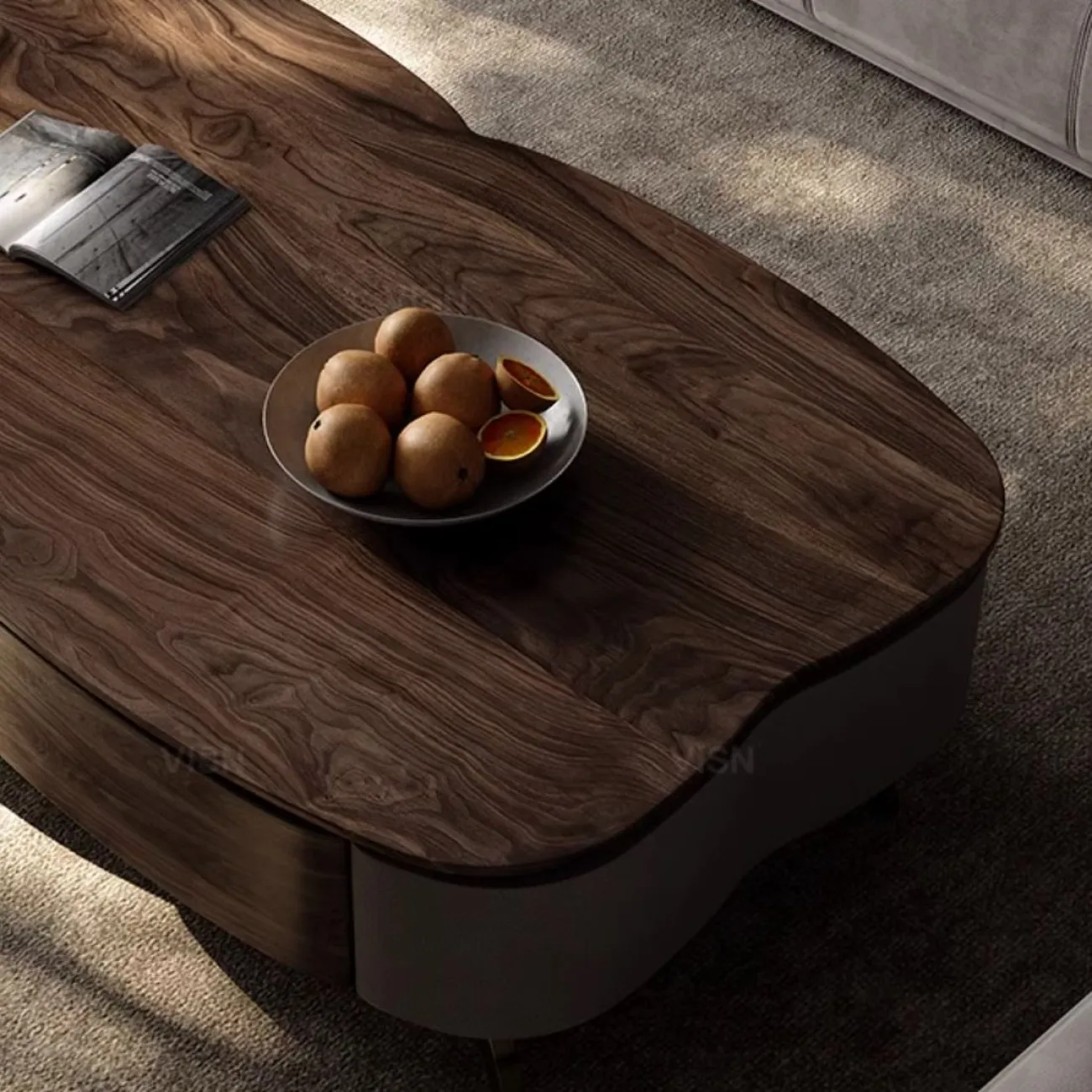 Журнальный столик из массива дерева LUXURY VISN 35893-29