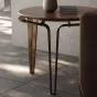 Лёгкий журнальный столик из чёрного ореха LUXURY VISN 35896-29