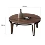 Лёгкий журнальный столик из чёрного ореха LUXURY VISN 35896-29