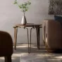 Лёгкий журнальный столик из чёрного ореха LUXURY VISN 35896-29