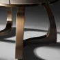 Роскошный прикроватный столик из массива чёрного ореха LUXURY VISN 35898-29