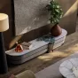 Современная мраморная тумбочка для телевизора LUXURY VISN 35899-29