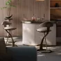  Итальянский кожаный барный стул для гостиной LUXURY VISN 35900-29