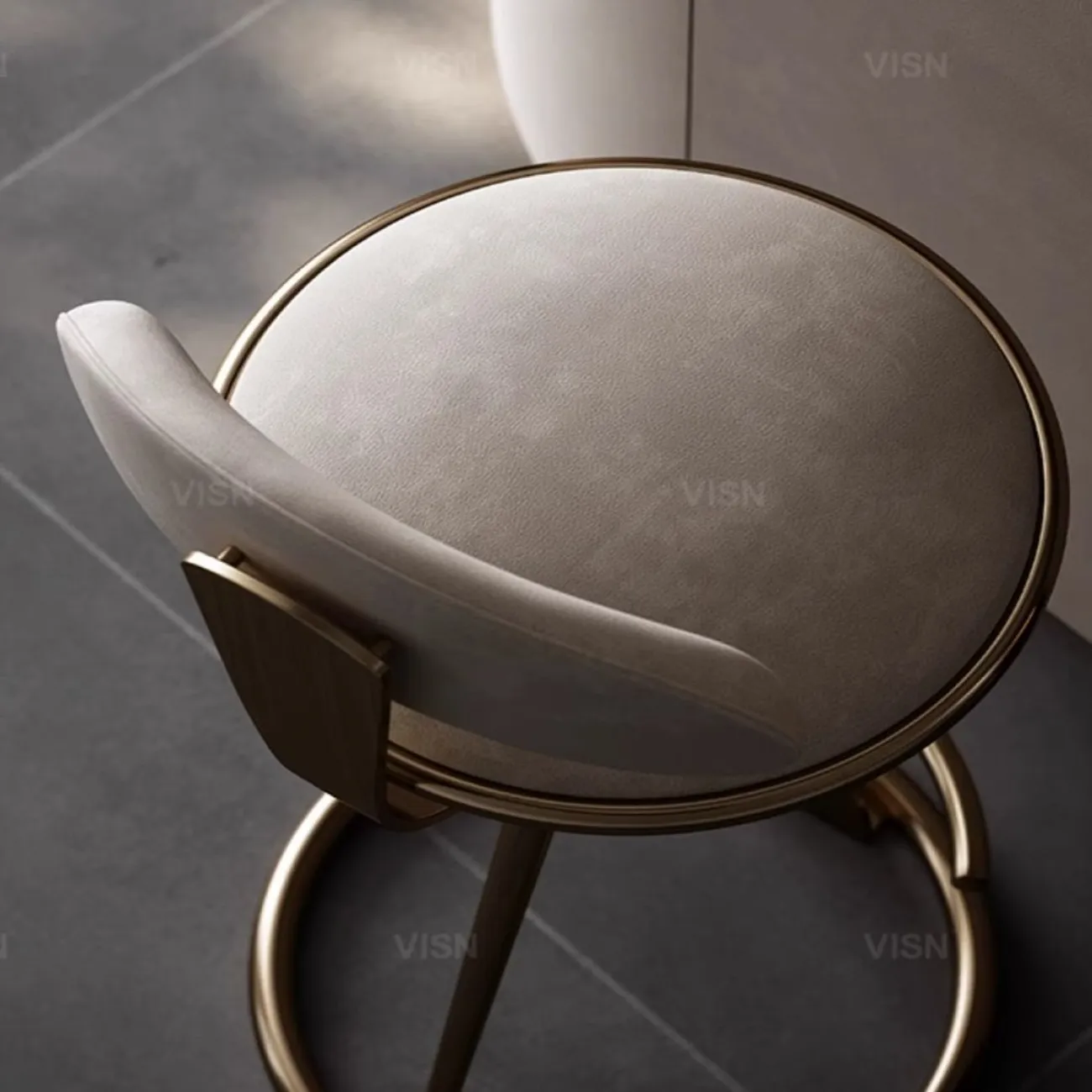  Итальянский кожаный барный стул для гостиной LUXURY VISN 35900-29