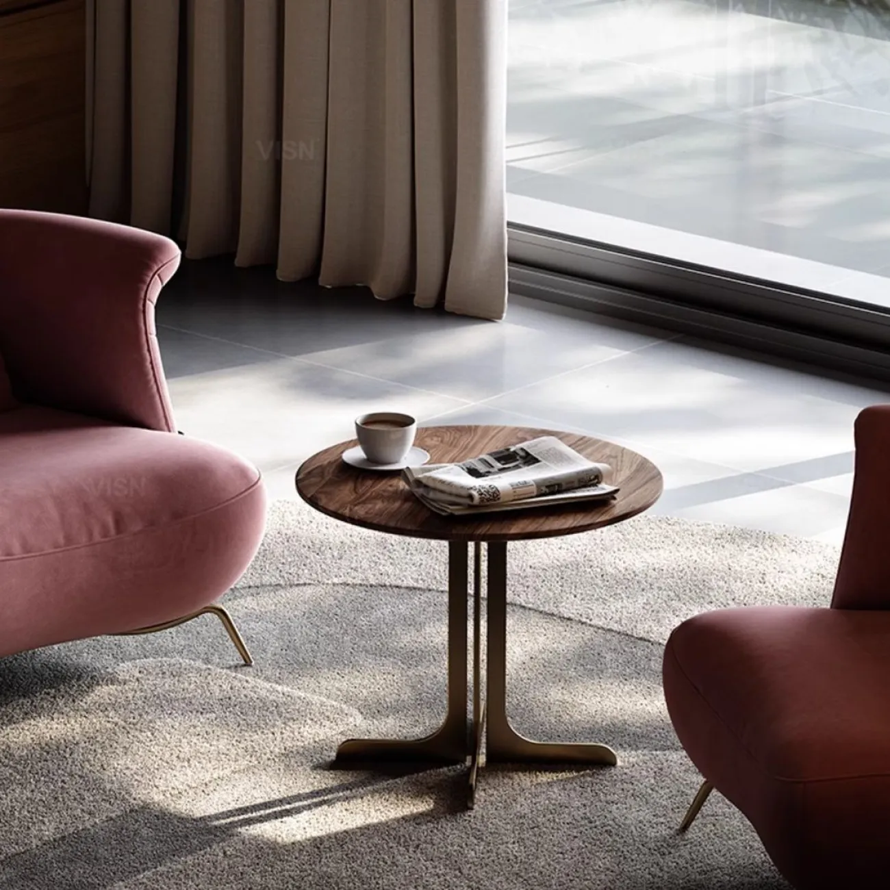 Роскошный приставной столик из массив дерева LUXURY VISN 35901-29 Роскошный приставной столик из массив дерева LUXURY VISN 35901-29